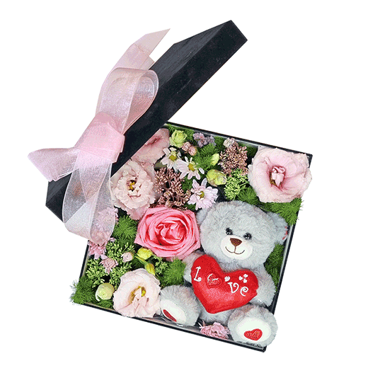 Cveće i meda u kutiji