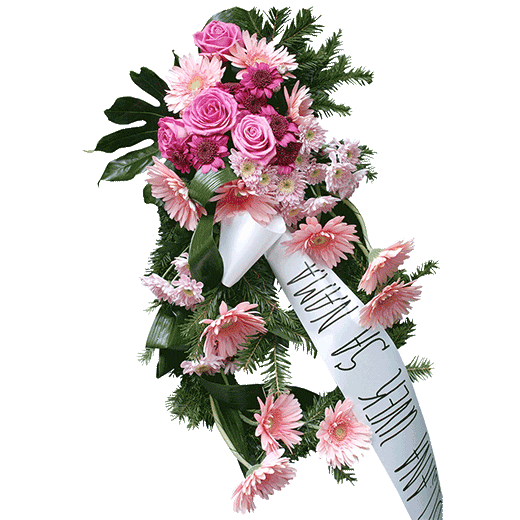 Suza sa roze cvećem