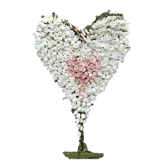 Teleflorino srce od 201 do 231 ruže