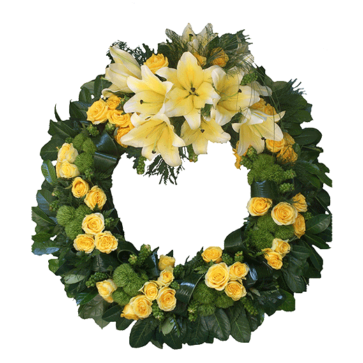 Venac od žutog cveća