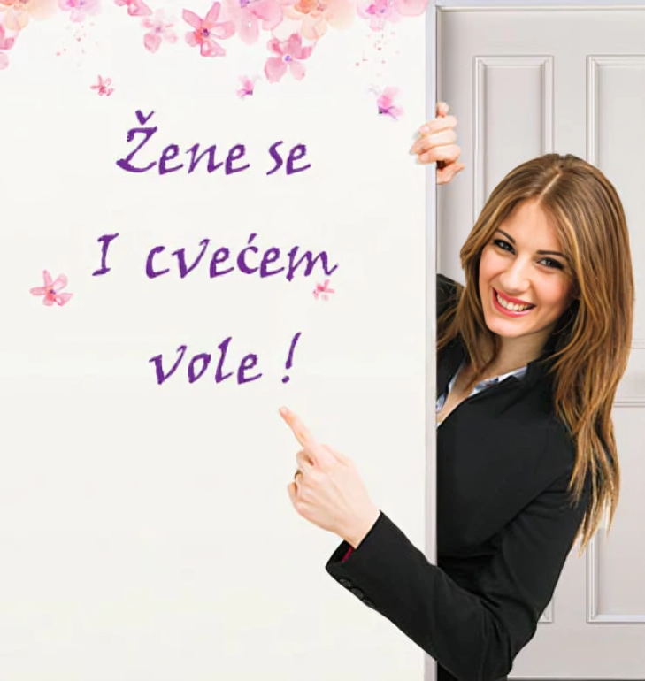 Žene se i cvećem vole