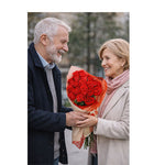     Crvene ruže u elegantnom pakovanju 