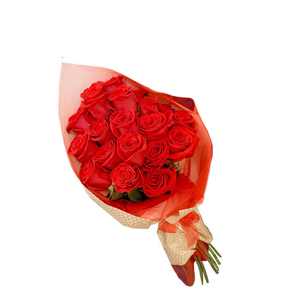     Crvene ruže u elegantnom pakovanju 